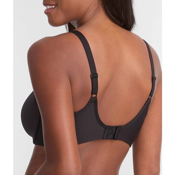 Wacoal 855263 Classic Reinvention Full Figure Underwire Bra black sz 34DD new - Picture 2 of 6